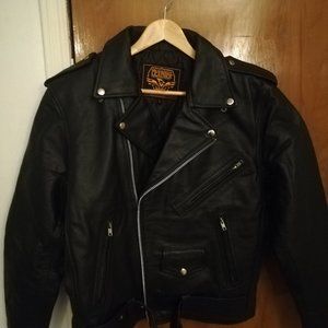 Genuine Leather jacket Milwaukee large